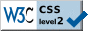 W3C-Logo Geprüfte CSS-Qualität